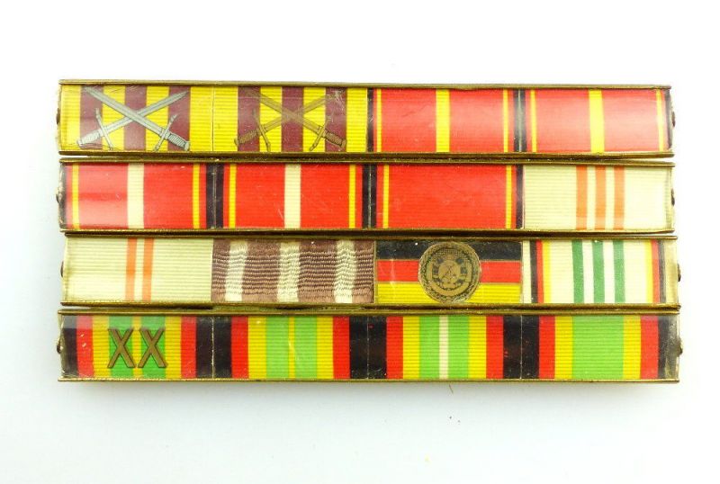 DDR MdI Kampfgruppe Ordenspange Interimsspange 11-teilig