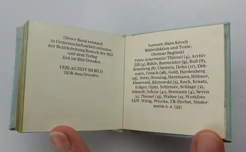Minibuch: Bezirk Rostock Offizin Andersen Nexö Leipzig 1985 e002