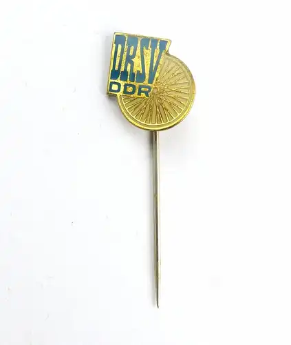#e6218 DDR Anstecknadel DRSV Mitgliedsabzeichen in Gold