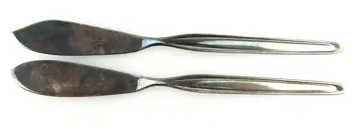 2 original alte WMF Vorleger /Vorlegemesser in 90er Silberauflage e1840