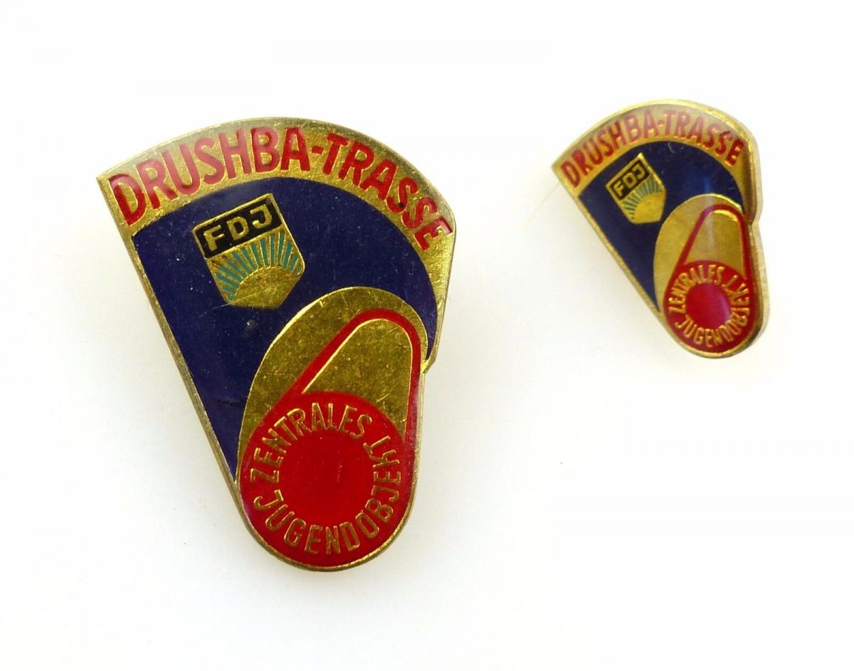 FDJ 38792 Zentrales Jugendobjekt Erdgas Trasse DDR Medaille im Etui 