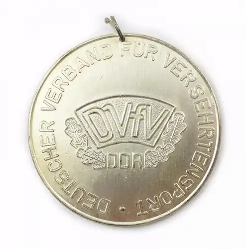 #e7887 Original alte DDR Medaille DVfV DDR Meister von 1977 Paarkampf