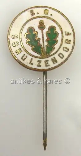 DDR Fußball Anstecknadel: S. G. Schulzendorf