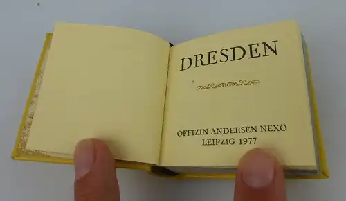 Minibuch: Dresden Offizin Andersen Nexö Verlag Zeit im Bild bu0362