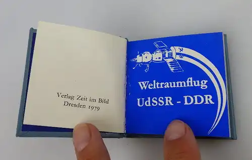 Minibuch: Weltraumflug UdSSR Verlag Zeit im Bild Dresden bu0360