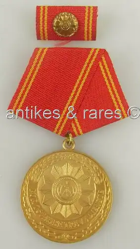 DDR Medaille treue Dienste bewaffnete Organe Ministerium d. Inneren Gold 25 Jahr