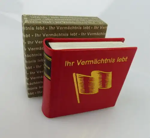 Minibuch Ihr Vermächtnis lebt Verlag Zeit im Bild Dresden bu0357