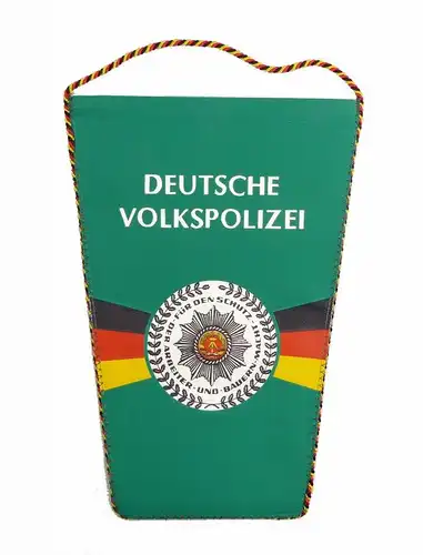 #e6057 DDR Wimpel Deutsche Volkspolizei Im Dienste des Volkes DVP