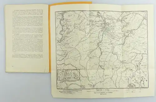 Karte: Bad Harzburg Niedersachsen 85 Spaziergänge und Wanderungen 1932 e935