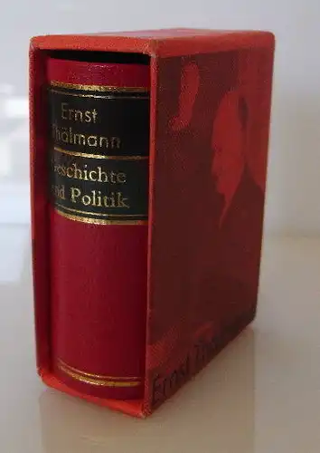 Minibuch: Ernst Thälmann Geschichte und Politik 2. Auflage bu0022