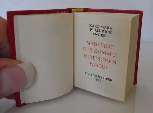 Minibuch: Marx Engels Manifest der Kommunistischen Partei bu0016