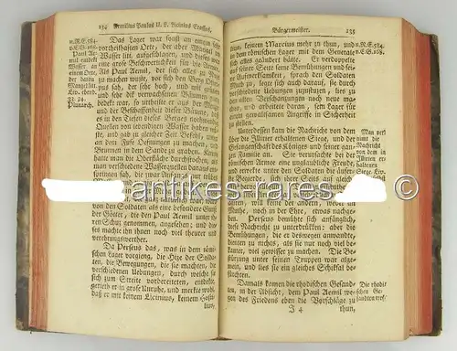 Rollins römische Historie 8.Teil Erbauung der Stadt Rom, 1758 SELTEN