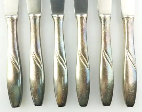 e10019 6 SAM Messer mit versilberten Griffen in 60er Auflage