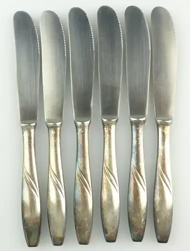 e10019 6 SAM Messer mit versilberten Griffen in 60er Auflage