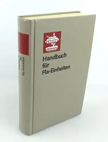 #e1870 Handbuch für Fla-Einheiten 1. Auflage des Militärverlages der DDR, NVA