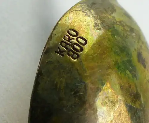 E10037 Andenkenlöffel Sammlerlöffel aus 800 Silber mit Wappen Hamburg