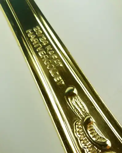 E10028 70 teiliges Besteck hartvergoldet Nivella Modell Antoinette in OVP