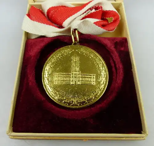 Medaille: Berliner Hallenhandball Meister 1967/68, goldfarben, Orden1317