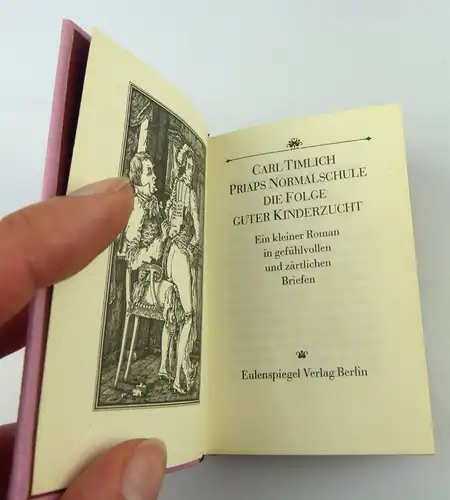 Minibuch:Die Folge Guter Kinderzucht, Eulenspiegel Verlag Berlin 1988/ r047