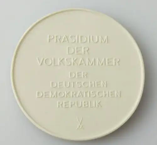 Meissen Medaille : Präsidium der Volkskammer der DDR  / r440