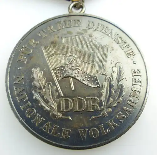 #e2839 DDR Medaille für treue Dienste in der NVA vgl. Band I Nr.150d # Punze 3 #