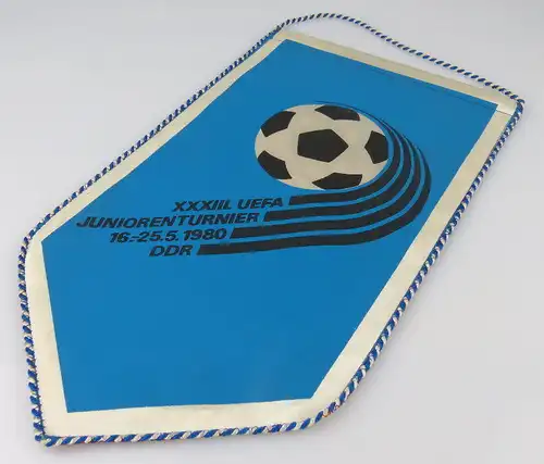 Wimpel: XXXIII. UEFA Juniorenturnier 16.-25.5.1980 DDR, Orden2166