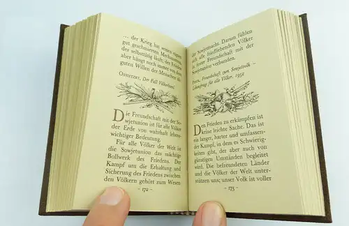 Minibuch: Über Krieg und Frieden, Militärverlag der DDR 1986 /r126