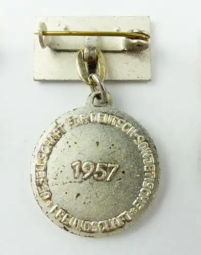 E10206 3 original alte Johann Gottfried Herder Medaillen 1957 gold silber bronze