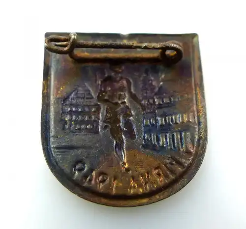 e10195 Original alte Anstecknadel Kreissportfest Pirna 1949