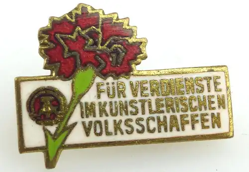 DDR Abzeichen: Für die Verdienste im künstlerischen Volksschaffen e1060