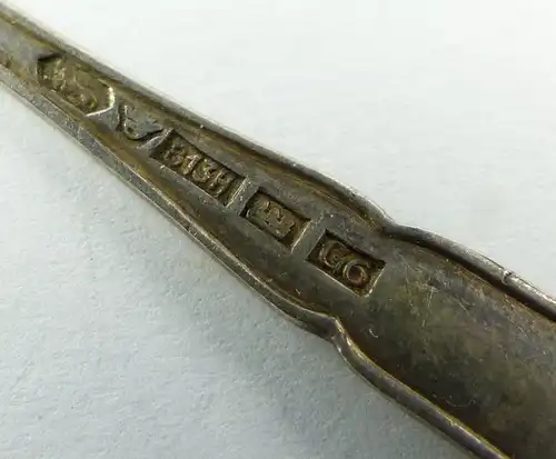 E10249 Original alter englischer Salzlöffel aus Silber