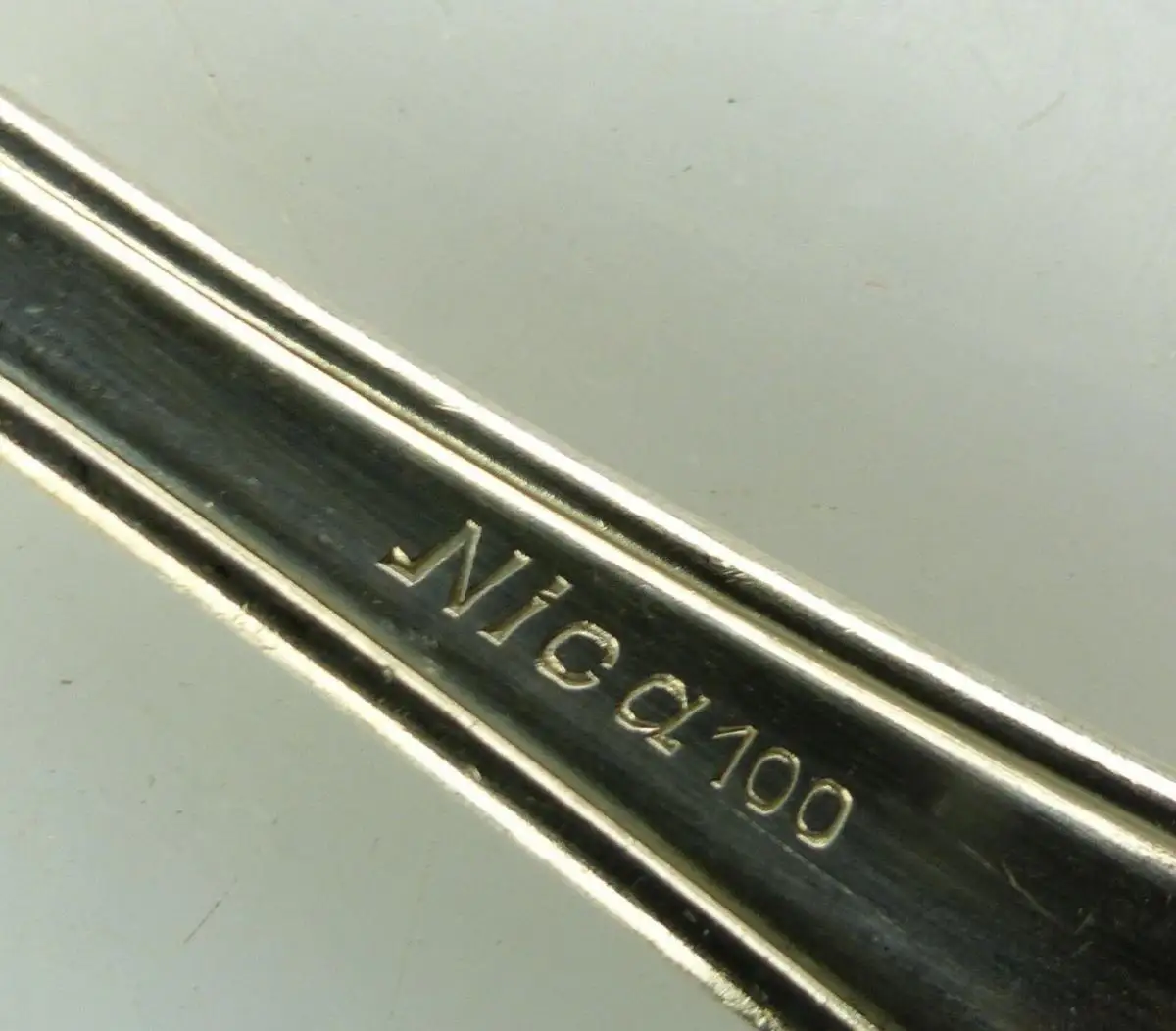 e10234 34 teiliges Dessertbesteck inklusive Vorleger 100er Silberauflage Nica 10