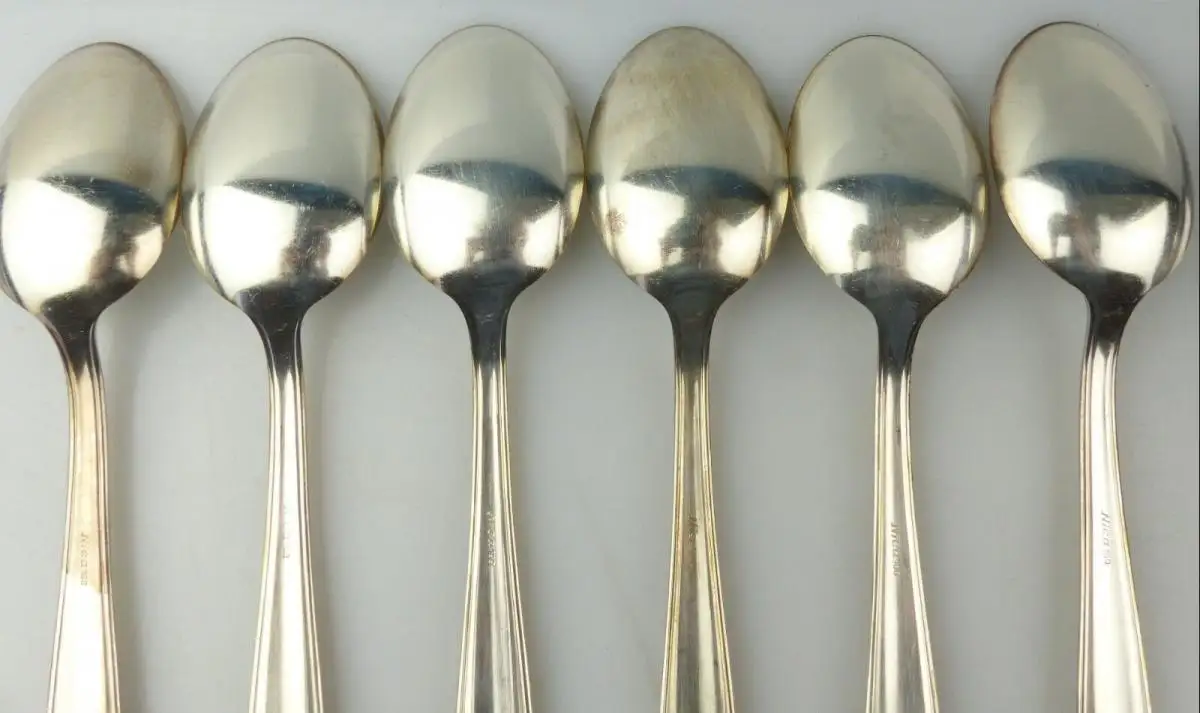 e10234 34 teiliges Dessertbesteck inklusive Vorleger 100er Silberauflage Nica 11