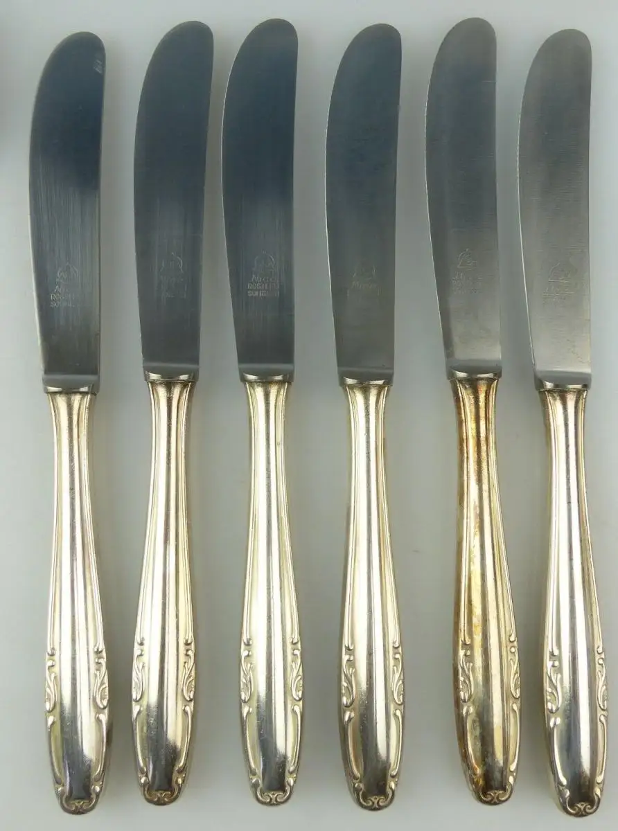 e10234 34 teiliges Dessertbesteck inklusive Vorleger 100er Silberauflage Nica 2