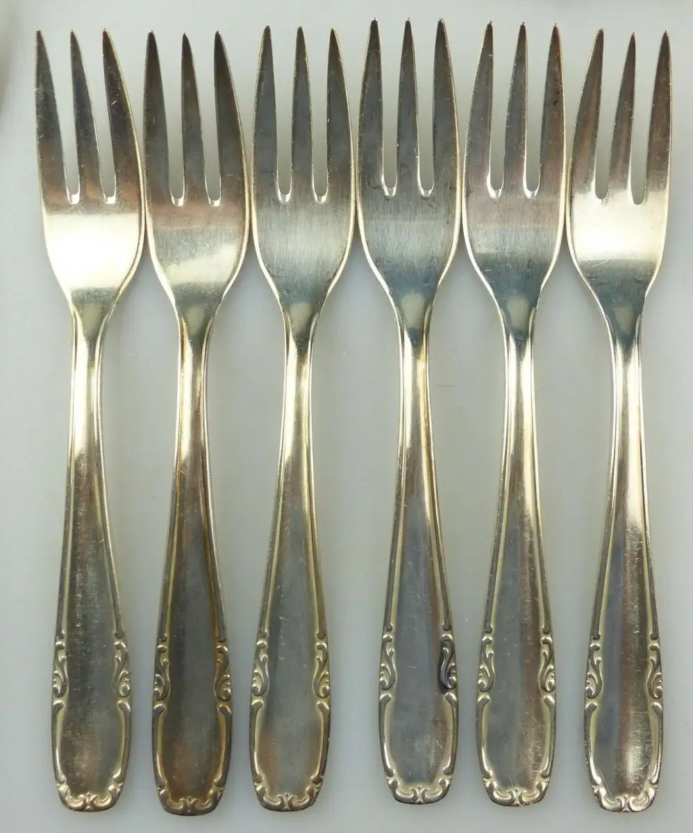 e10234 34 teiliges Dessertbesteck inklusive Vorleger 100er Silberauflage Nica 4