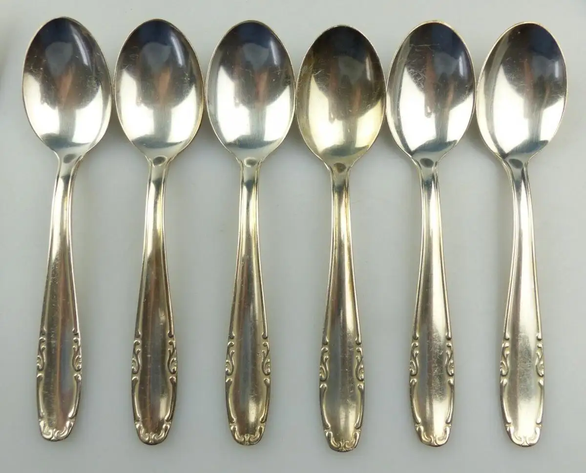 e10234 34 teiliges Dessertbesteck inklusive Vorleger 100er Silberauflage Nica 5