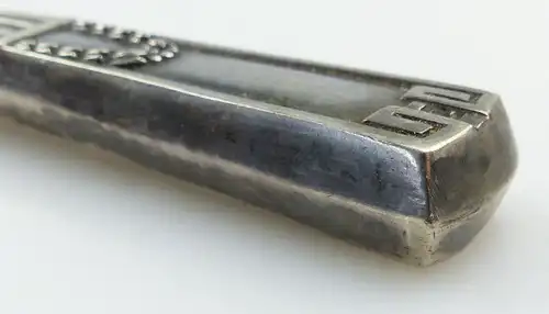 E10280 Gründerzeit Vorlegegabel mit Griff aus 800er Silber schön erhalten