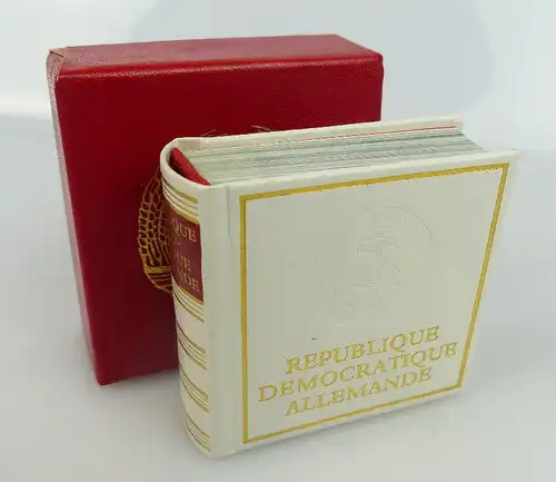 Minibuch Demokratische Republik Deutschland auf französischer Sprache bu0758