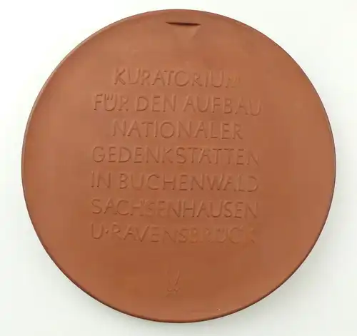 e10345 Ernst Thälmann Medaille Die Toten mahnen nie wieder Faschismus Meissen