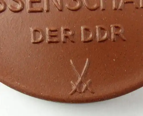 e10328 Original Meissen Medaille Pestalozzi Akademie Pädagogische Wissenschaften