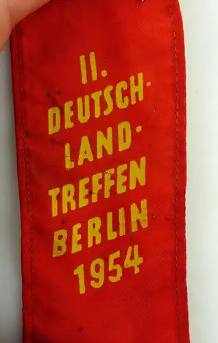 Band /Schleife /Schlaufe: II. Deutschland Treffen Berlin 1954 e1639