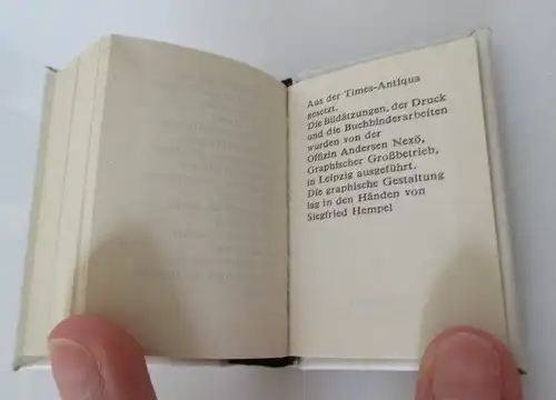 Minibuch Pablo Neruda Gedichte mit Danksagung innenliegend bu0154