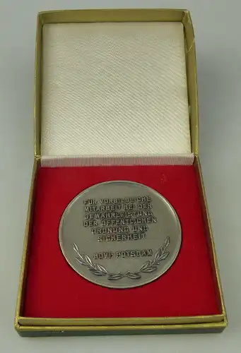 Medaille: BDVP Potsdam, Für vorb. Mitarbeit bei der Gewährleistung de, Orden1529