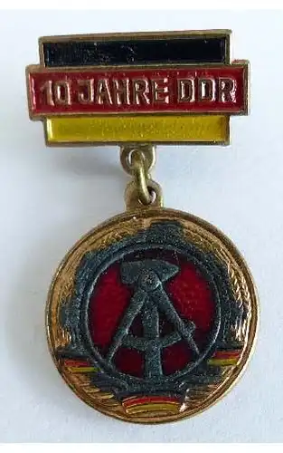 Abzeichen 10 Jahre DDR