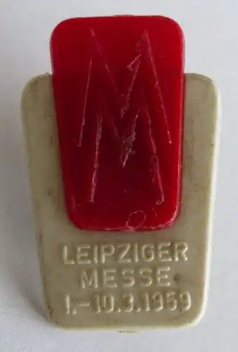 Abzeichen: Leipziger Messe 1.-10.3.1959