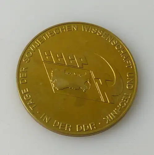 Medaille : Tage der Sowjetischen Wissenschaft und Technik im Etui / r 213