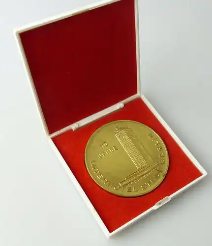 Medaille 10 Jahre Interhotel Stadt Berlin im Etui r 206