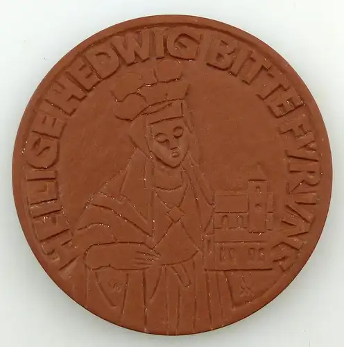 #e3739 Meissen Medaille 200 Jahre Hedwigskathedrale Berlin 1773 - 1973 VNS