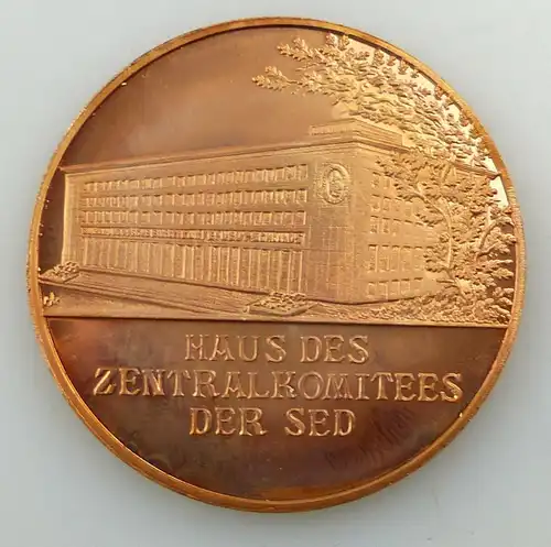 e10402 Alte DDR Medaille 40 Jahre Parteikontrollkommissionen der SED