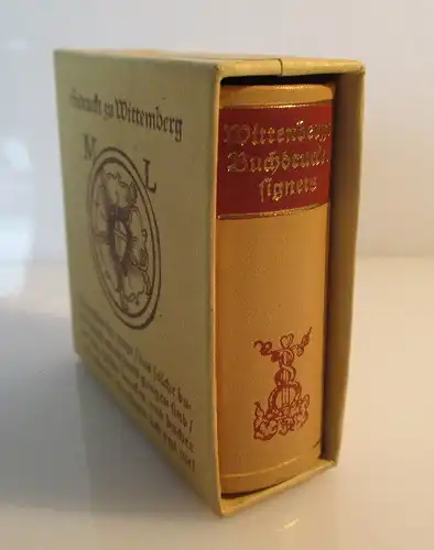 Minibuch: Wittenberger Buchdruckersignets Offizin Andersen Nexö bu0162